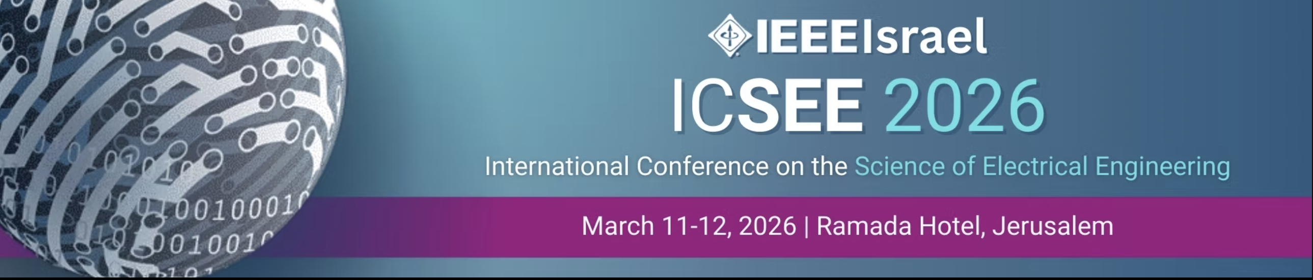 IEEE Israel ICSEE 2026 Conference Banner